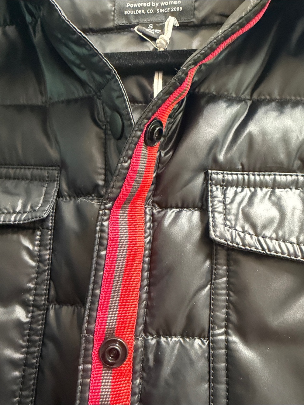 Krimson Klover “Annie Long Shacket STP”  Quilted Long Down Puffer